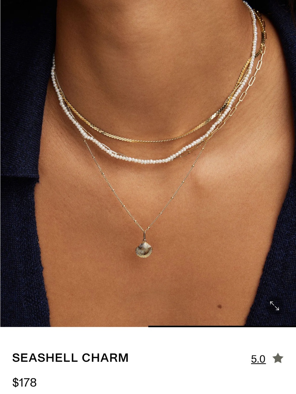 Mejuri Seashell Charm - Picture 2 of 5